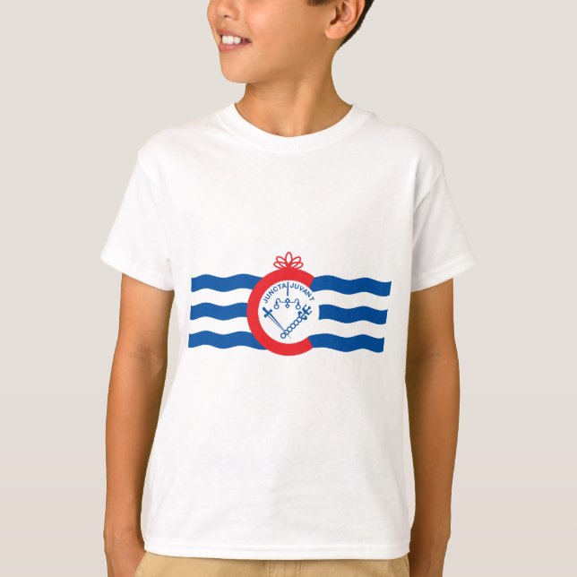 T-shirt Bandeira Cincinnati (Frente)