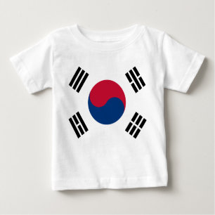 T-shirt Bandeira coreana Seoul S.K. Coreano Orgulho de