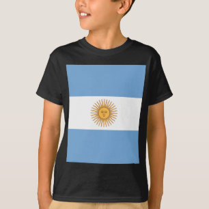 T-shirt Bandeira da Argentina
