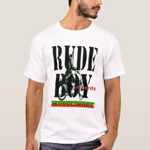 T-SHIRT BANDEIRA DA BICICLETA DE RUDEBOY