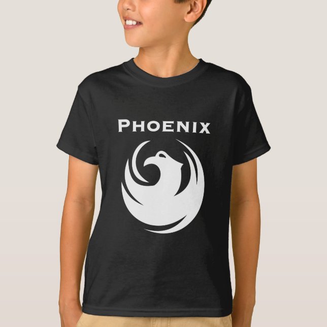 T-shirt bandeira da cidade de Phoenix (Frente)