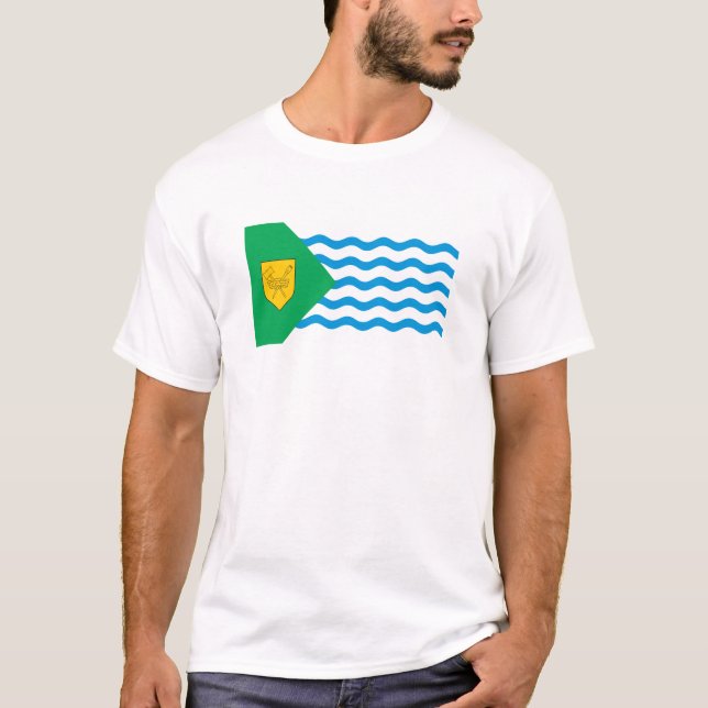 T-shirt Bandeira da cidade de Vancôver (Frente)