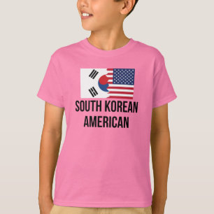 T-shirt Bandeira da Coreia do Sul