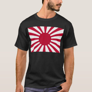 T-shirt Bandeira da guerra de Sun de ascensão do exércit