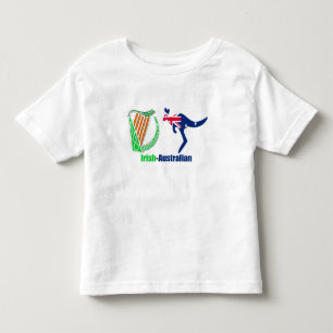 T-shirt Bandeira da Irlanda Harp-Austrália Toddler-Jersey-