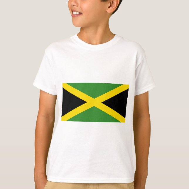 T-shirt Bandeira da Jamaica (Frente)