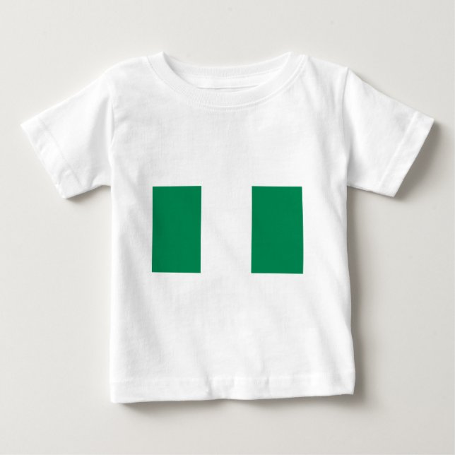 T-shirt Bandeira da Nigéria (Frente)