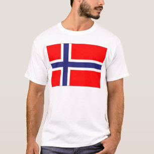 T-shirt Bandeira da Noruega