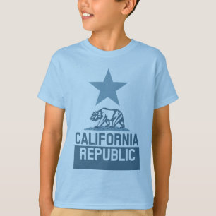 T-shirt Bandeira da REPÚBLICA DA CALIFÓRNIA