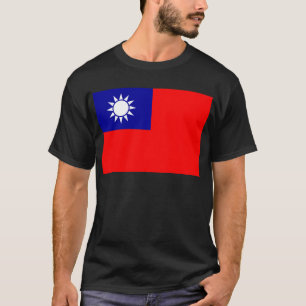 T-shirt Bandeira da República da China (Formosa) - 中華