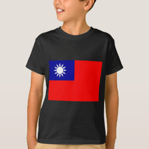T-shirt Bandeira da República da China (Formosa) - 中華