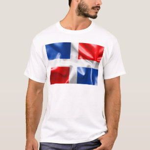 T-shirt Bandeira da República Dominicana