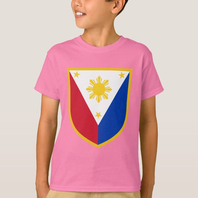 T-shirt Bandeira das Filipinas (Frente)