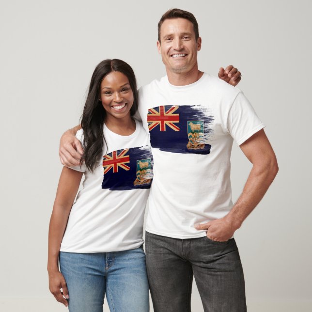 T-shirt Bandeira das Ilhas Falkland (Unissex)
