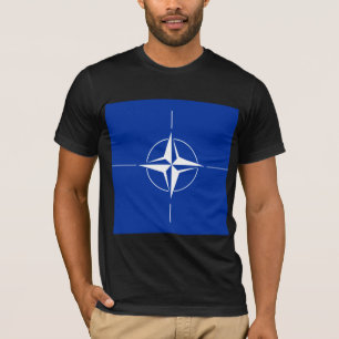 T-shirt Bandeira de alta qualidade da OTAN