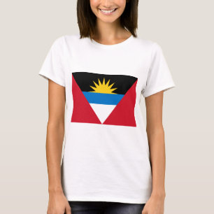 T-shirt Bandeira de Antígua e de Barbuda