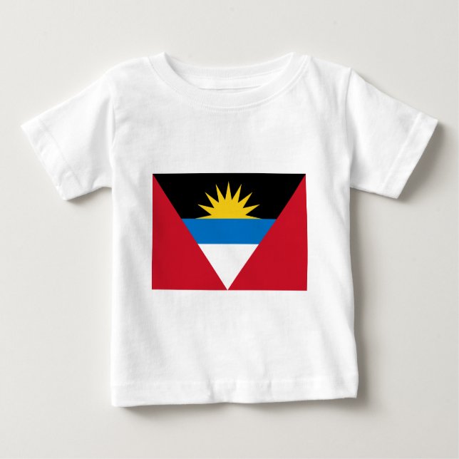 T-shirt Bandeira de Antígua e de Barbuda (Frente)
