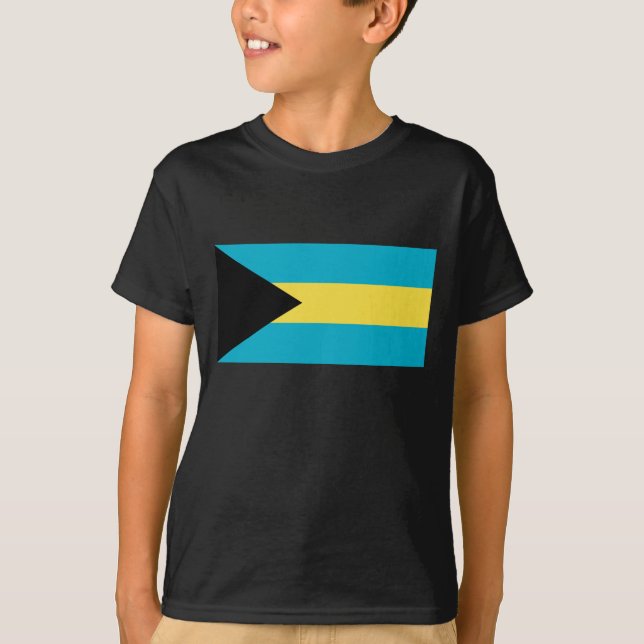 T-shirt Bandeira de Bahamas (Frente)