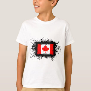 T-shirt Bandeira de Canadá