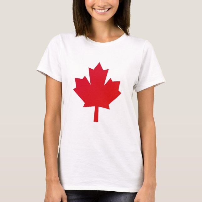 T-shirt Bandeira de Canadá (Frente)