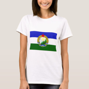 T-shirt Bandeira de Cascadia socialista