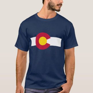 T-shirt Bandeira de Colorado