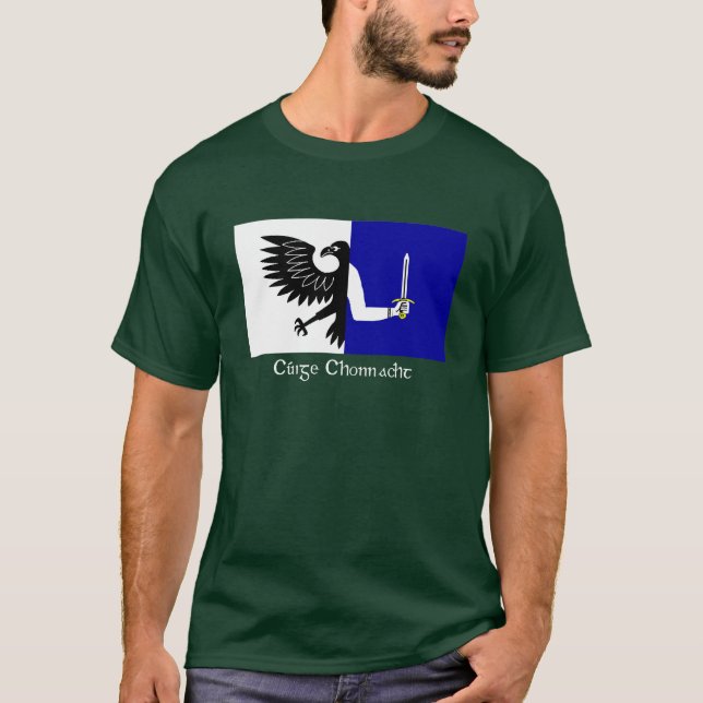 T-shirt Bandeira de Connach (Frente)