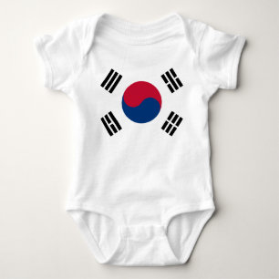 T-shirt Bandeira de Coreia do Sul