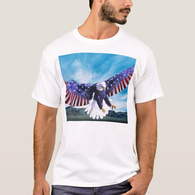 T-shirt Bandeira de Eagle (Frente)