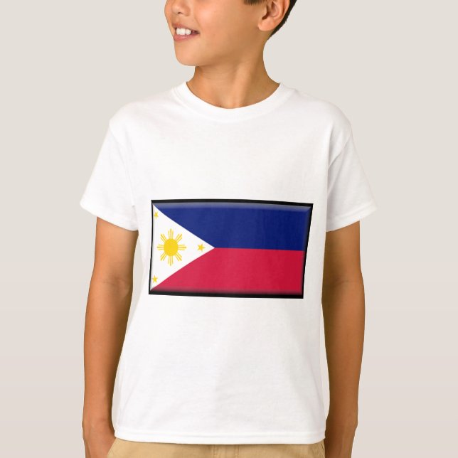T-shirt Bandeira de Filipinas (Frente)