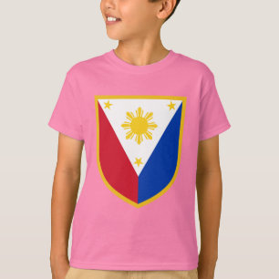 T-shirt Bandeira de Filipinas