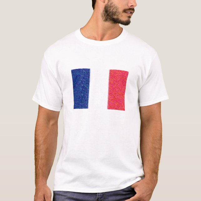 T-shirt Bandeira de France (Frente)