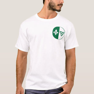 T-shirt Bandeira de Franco-Ontarian