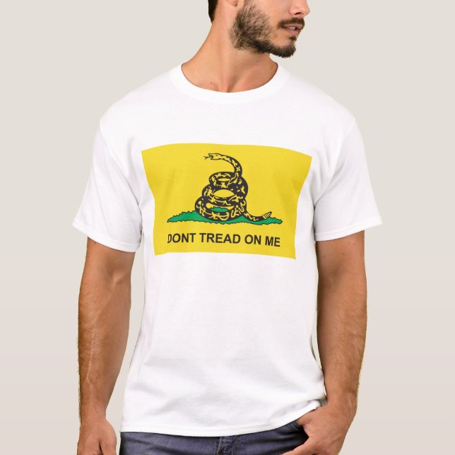 T-shirt Bandeira de Gadsden (Frente)