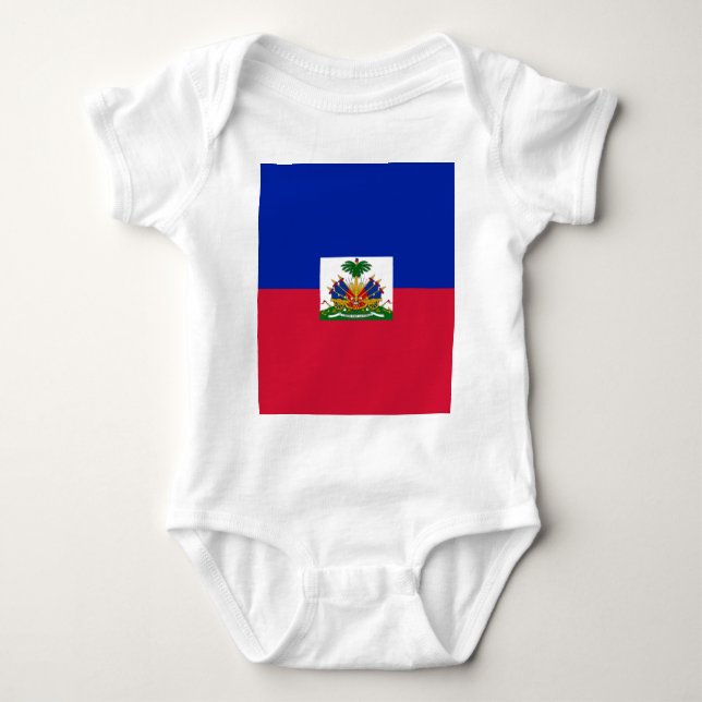 T-shirt Bandeira de Haiti (Frente)