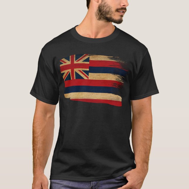T-shirt Bandeira de Havaí (Frente)