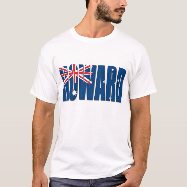 T-shirt Bandeira de Howard Austrália (Frente)