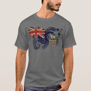 T-shirt Bandeira de Ilhas Falkland