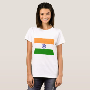 T-shirt Bandeira de India