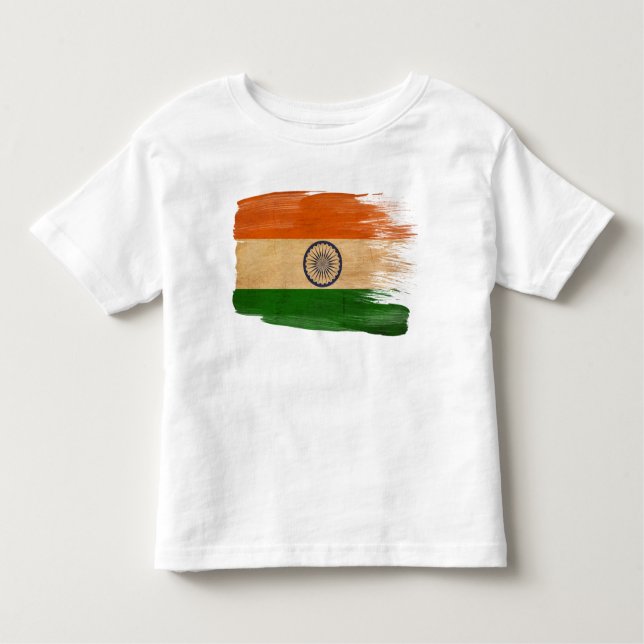 T-shirt Bandeira de India (Frente)