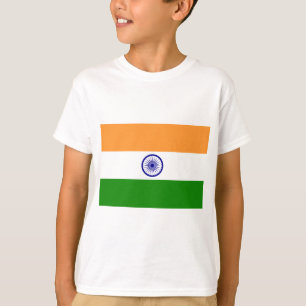 T-shirt Bandeira de India - तिरंगा - भार