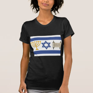 T-shirt Bandeira de Israel