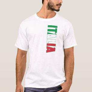 T-shirt Bandeira de Italia