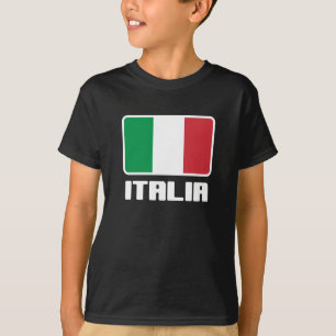 T-shirt Bandeira de Italia
