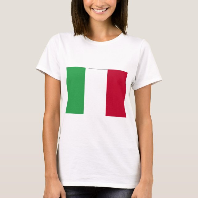 T-SHIRT BANDEIRA DE ITALIA (Frente)