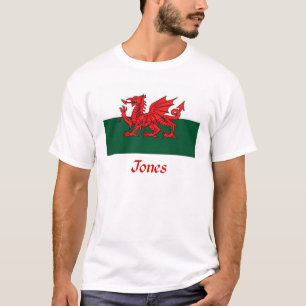 T-shirt Bandeira de Jones Galês