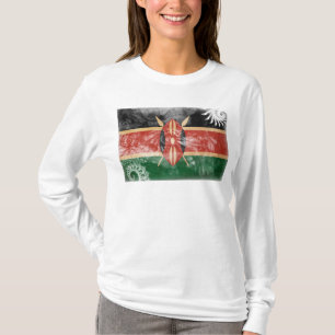 T-shirt Bandeira de Kenya