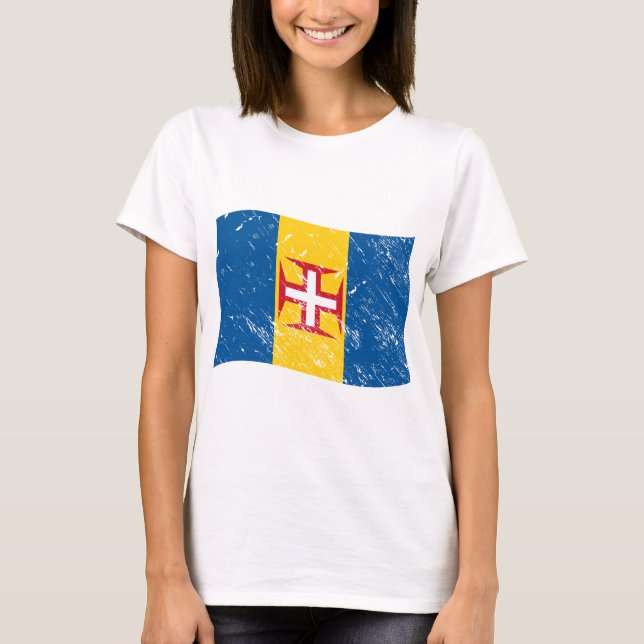 T-shirt Bandeira de Madeira (Frente)