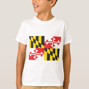 T-SHIRT BANDEIRA DE MARYLAND