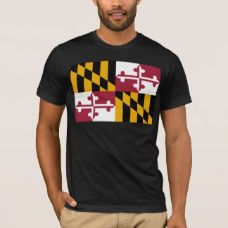 T-shirt Bandeira de Maryland
